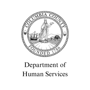 Columbia County Department of Human Services